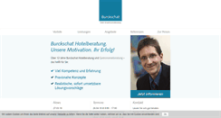 Desktop Screenshot of burckschat-hotelberatung.de